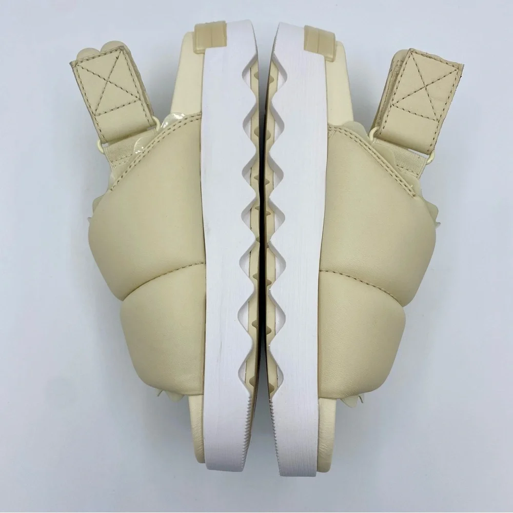 Sorel Honey White Sea Salt Viibe Slingback Sandals Size 7.5